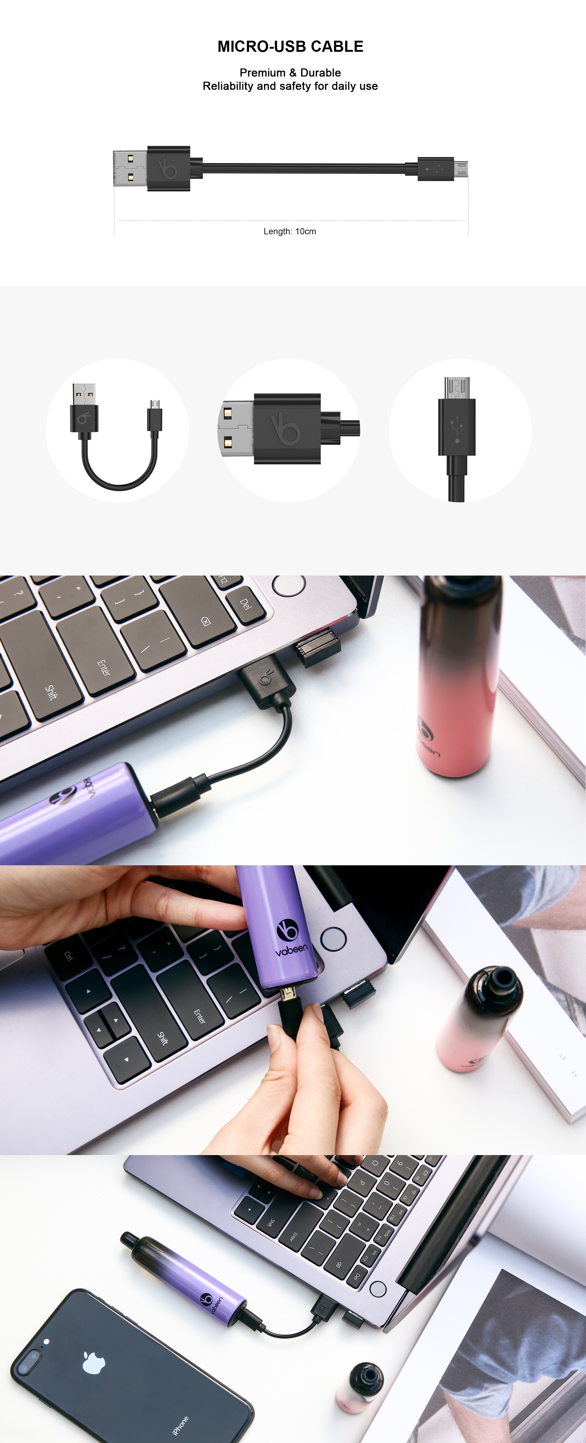 vabeen usb cable